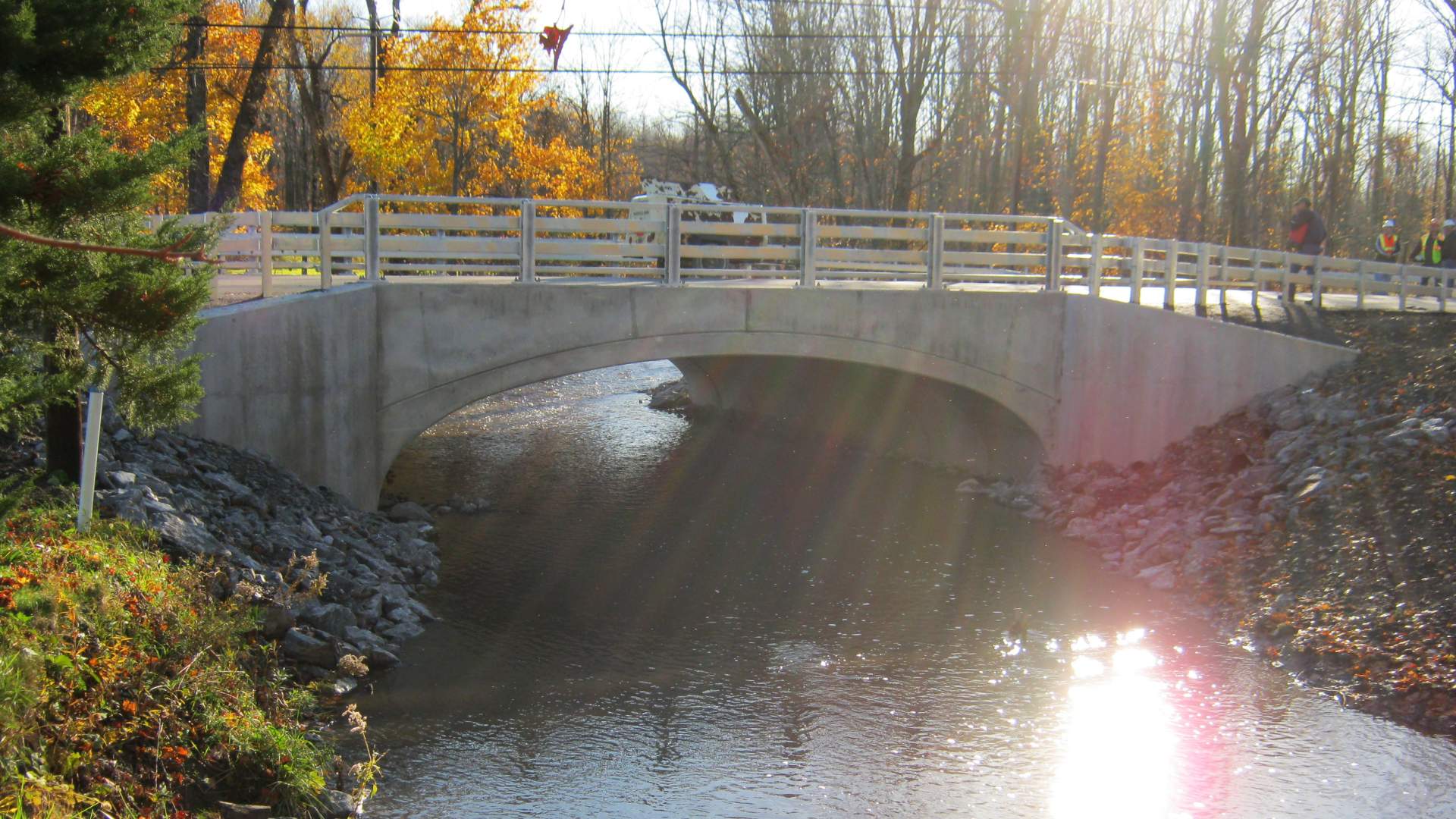Alden-Crittenden Road Bridge over Spring Brook