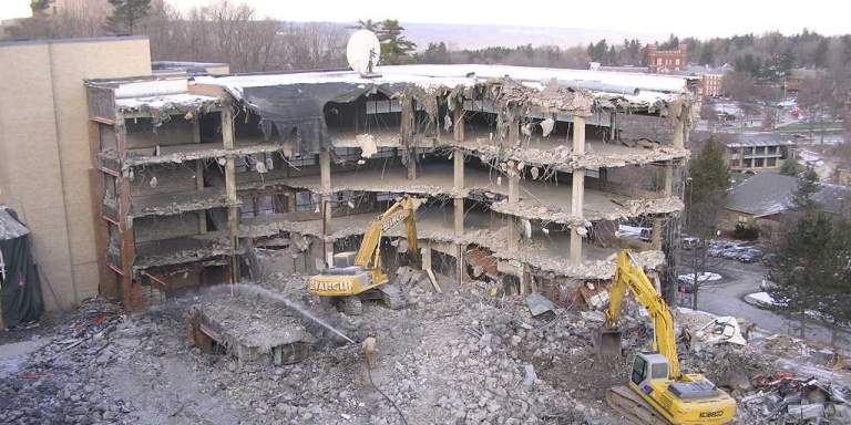Cornell University, Martha Van Rensselaer North Building Demolition