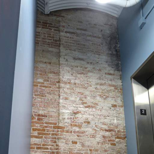 Lincoln Building, Interior, Exposed Brick