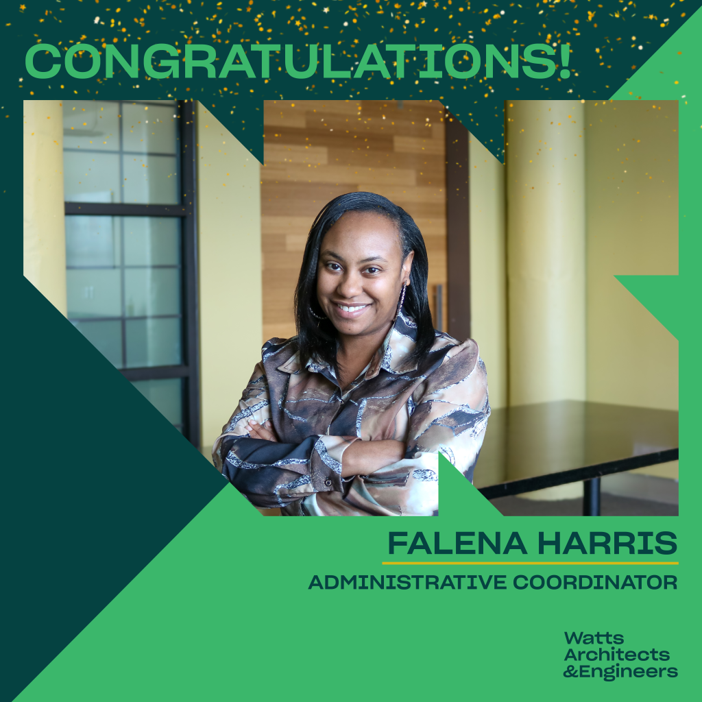 Congrats, Falena Harris on being Promoted to Administrative Coordinator!